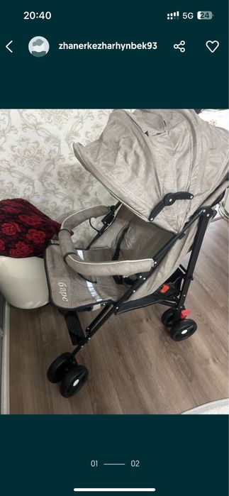 Продам детскую стульчик трансформер + коляску + тәй тәй