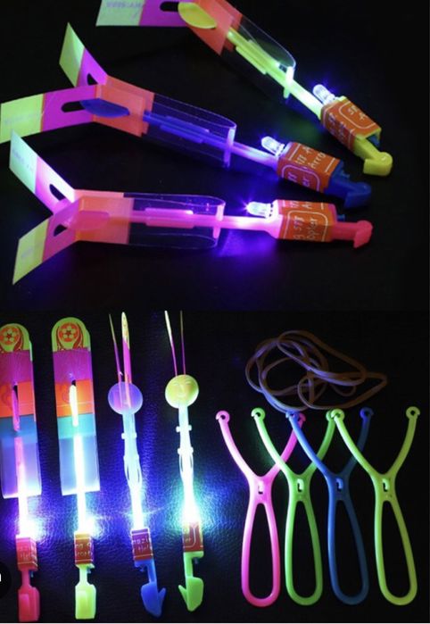 Рогатка самолетик светящийся