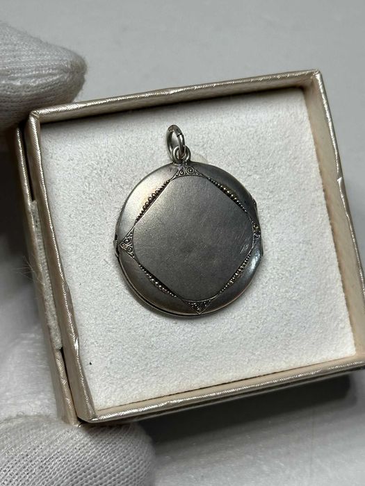 MEDALION se deschide - ARGINT 800 - German - Crucea de fier -1914 -WW1