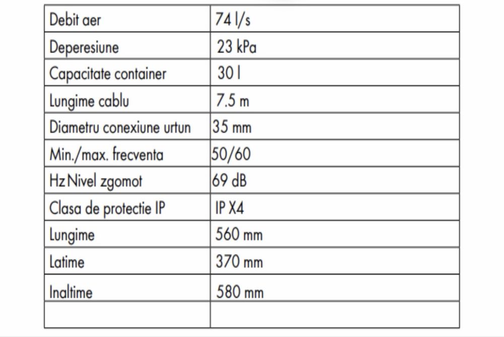 Aspirstor industrial umed-uscat Wurth ISS 30-L
