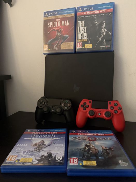Ps 4 Slim 1TB 2 controllere