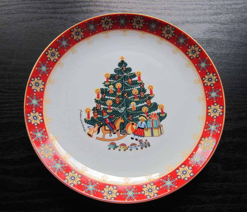 cadou rar Craciun Farfurii colectie BarbaraF. Germany 1984, 1985, 1986