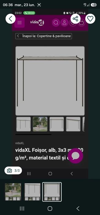 Foișor de gradina 400lei nou