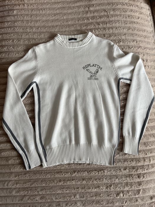 Replay Made In Italy уникален пуловер размер М