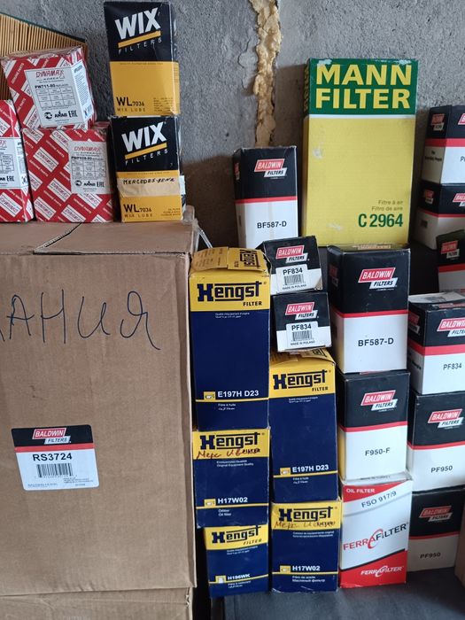 Фильтра Scania, Mercedes, Man.