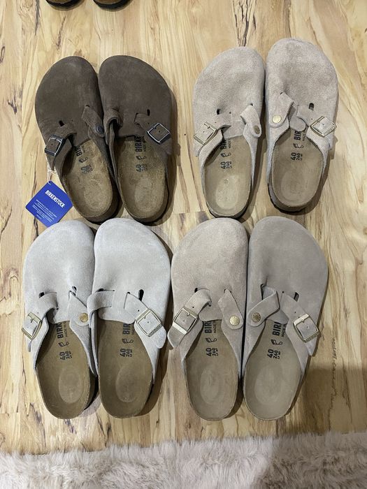 Saboţi 'Boston'BIRKENSTOCK Taupe mai multe marimi