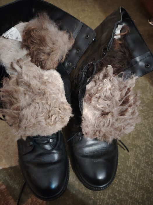 Мужские военные зимние берцы