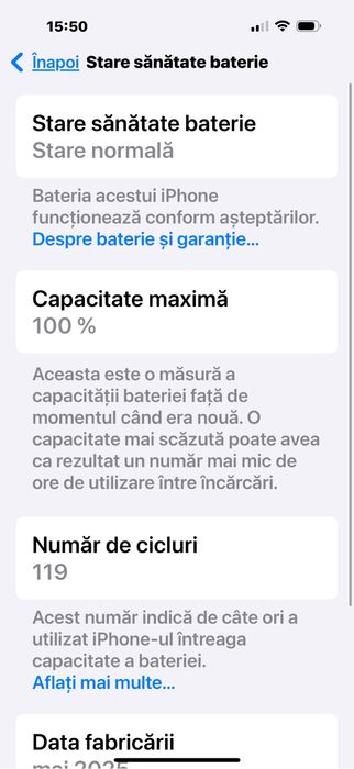 Vând iphone 16 pro max