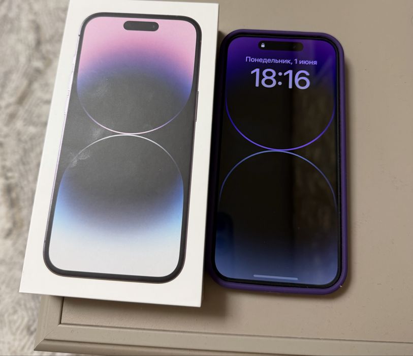Продам iPhone 14 Pro 128 ГБ, цвет Deep Purple.