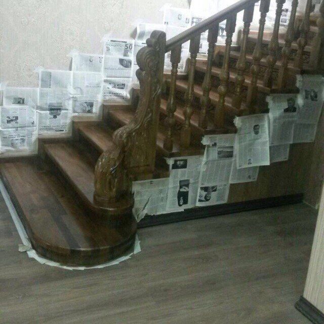 Барча турдаги йогоч зина