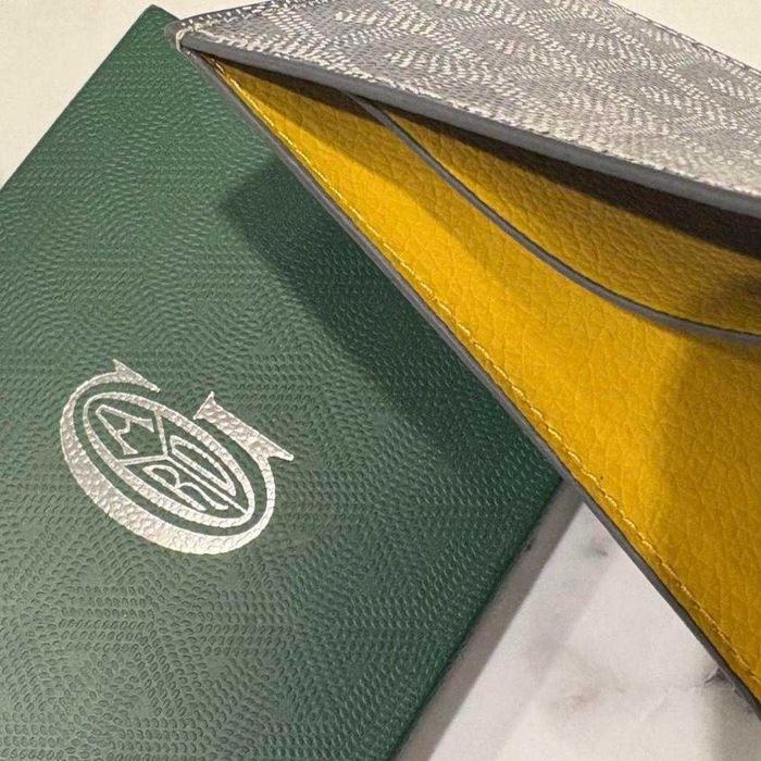 Portofel Goyard Victoire Negru, din Piele Texturată