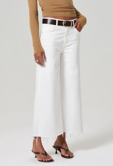 Дамски бели дънки Zara