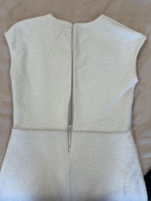 Рокля мини бял цвят