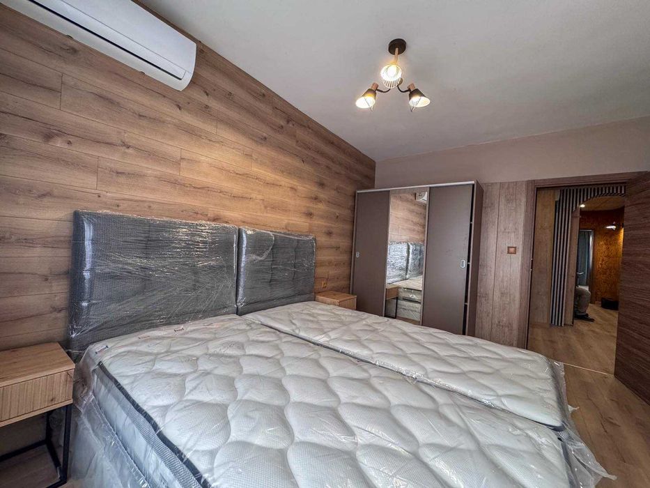 Чисто нов тристаен под наем в кв. Лазур. След ремонт. Паркомясто