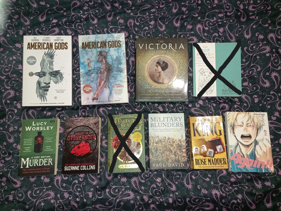 Книги на английски език- American gods, Rose Madder