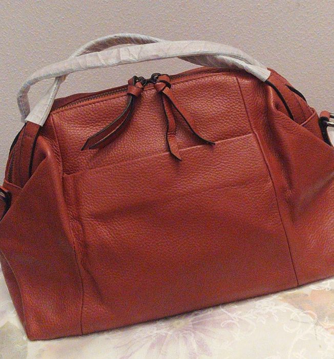 НОВА! Луксозна чанта - естествена кожа