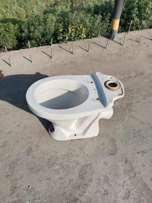 Унитаз б/у для строителей