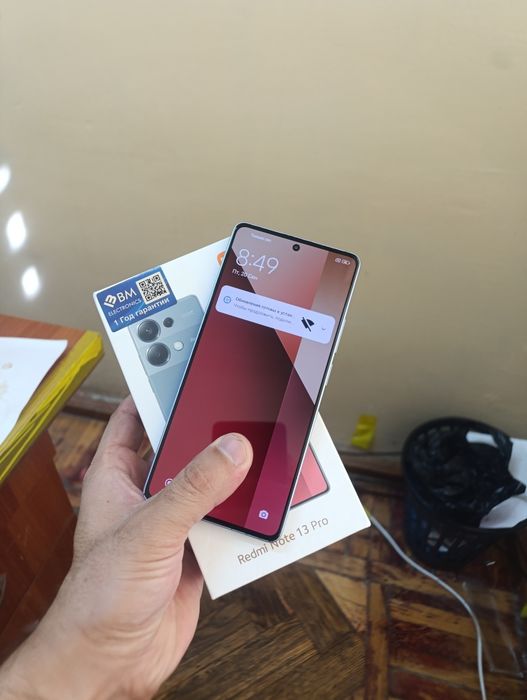 Redmi note 13pro 12/256gb ideal ochilmagan usta kurmagan aybi yuq toza