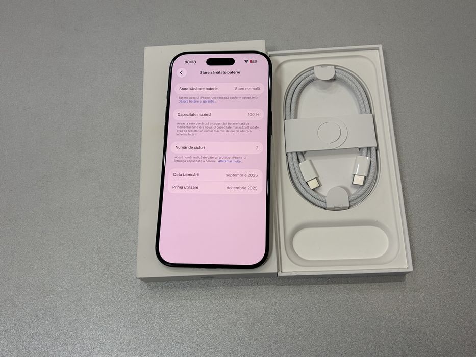 Iphone 17 Air, 512 gb, Black, nou la cutie