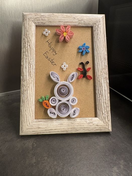 Ръчно изработена квилинг картина