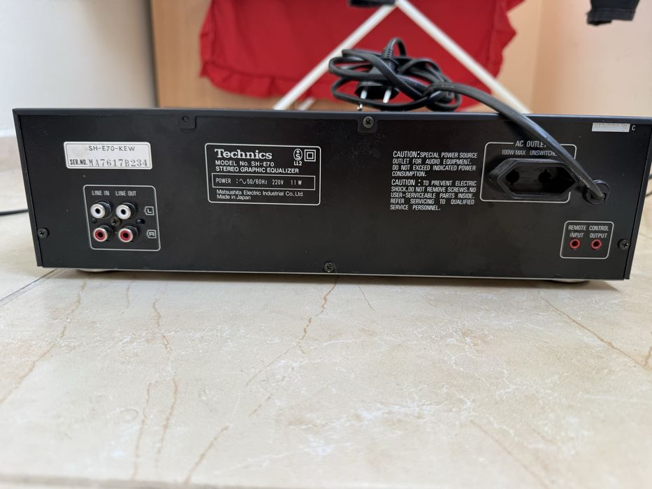 Technics SH-E70 Еквалайзер