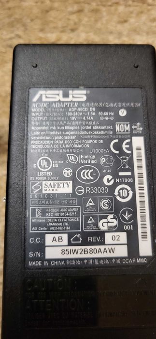 ASUS 90w Incarcator 19V-4.74A Fuctional