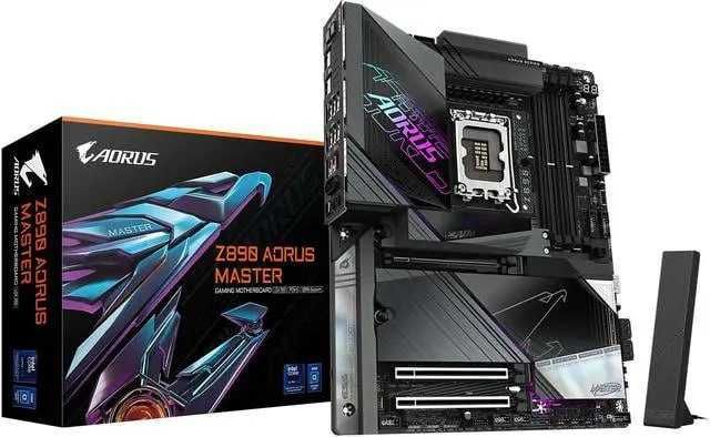 Gigabyte Z890 AORUS MASTER — yuqori darajadagi premium kuchli plata