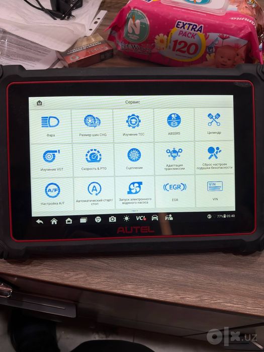 диагностический автомобильный сканер AUTEL MaxiCOM MK900-BT