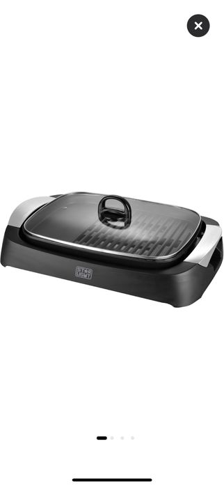 Gratar electric Star-Light EGA-2200W, plita 30 x 40 cm, negru