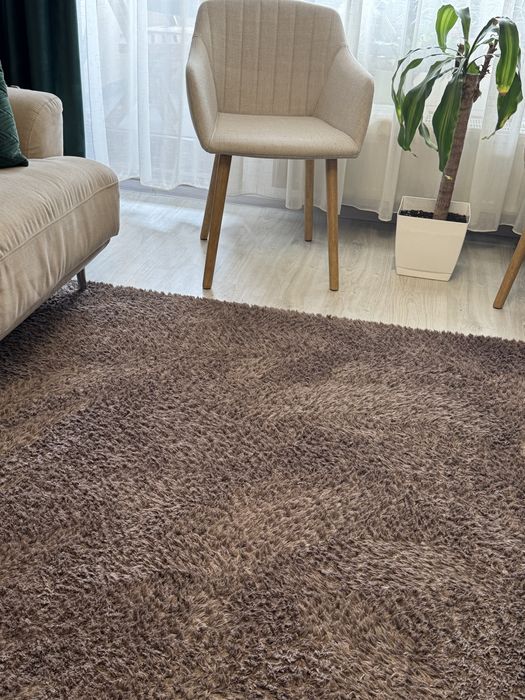 Covor pufos DIEGO - Maro, 160x230 cm
