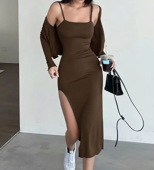 Ветровка, спортивный комбинезон, шикарное платье,