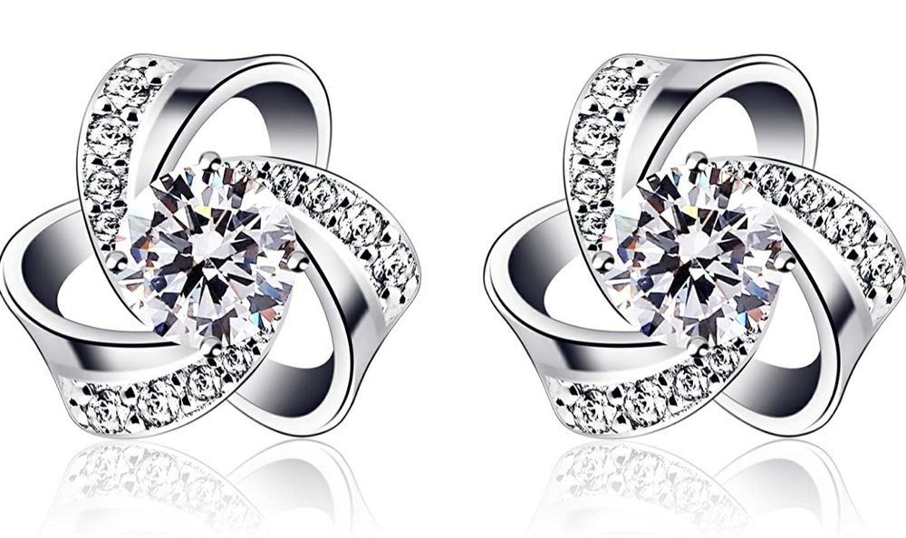 B.Catcher Дамски бижута, обеци, 925 Стерлингово Сребро