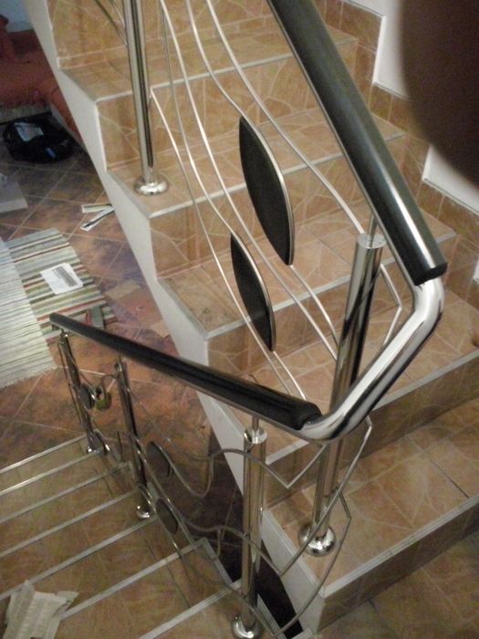 Balustrade inox,balustrada inox+sticla sau lemn