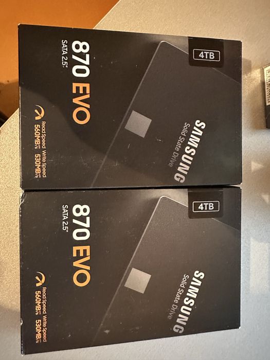 Новые ссд Samsung 870 evo 4TB