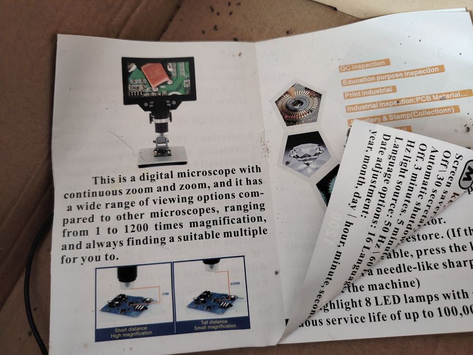 Vând microscop digital