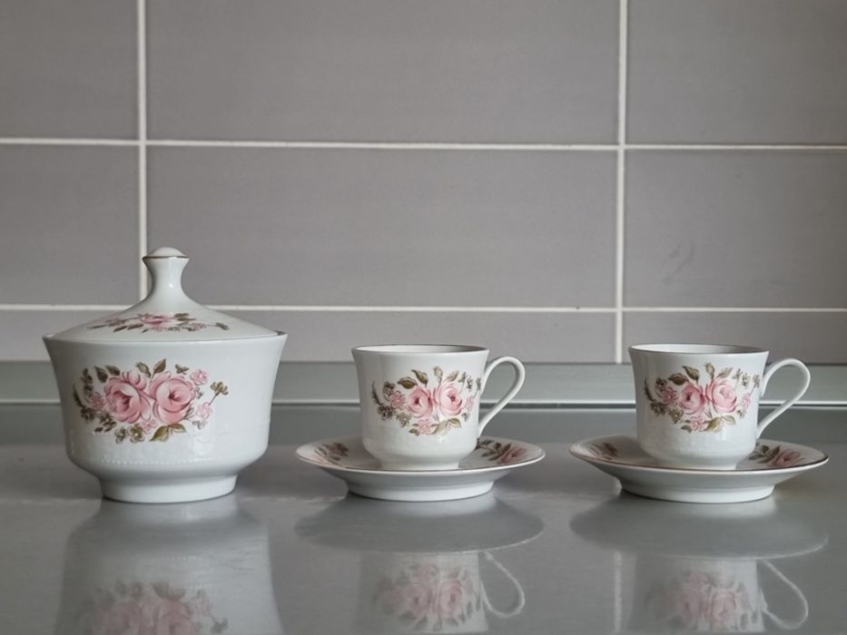 Set cafea porțelan