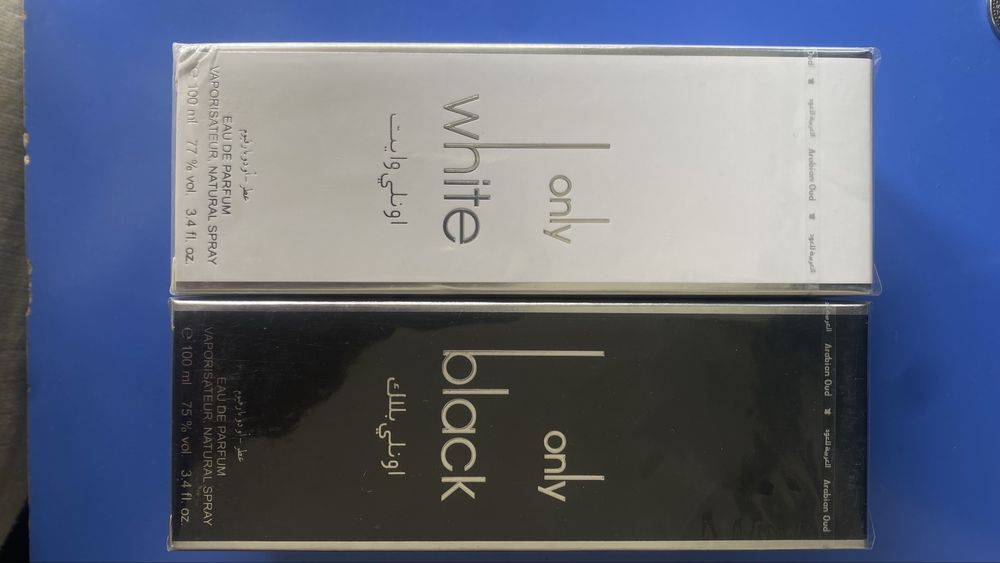 духи Arabian Oud ONLY BLACK/WHITE