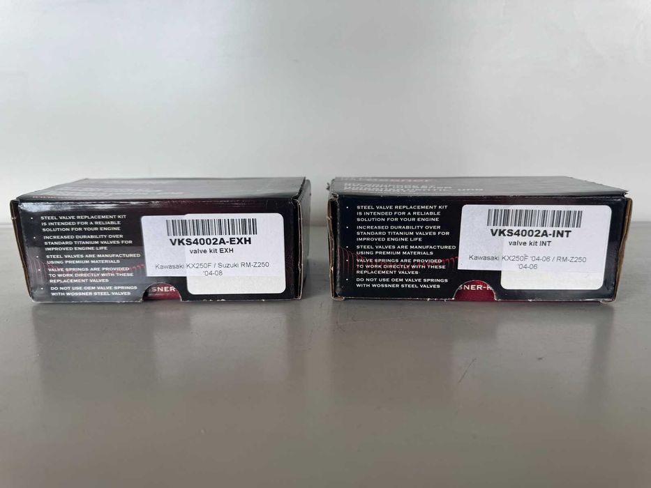 Wossner клапани с пружини Kawasaki KX250F Suzuki RM-Z 250  2004 - 2008