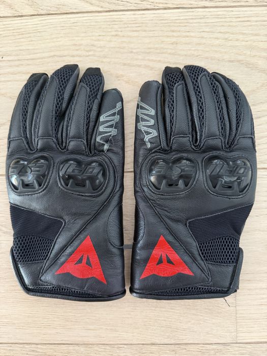 Mănuși moto vară piele/mesh Dainese Mig C2 – Mărimea 10 / XXL (Noi)