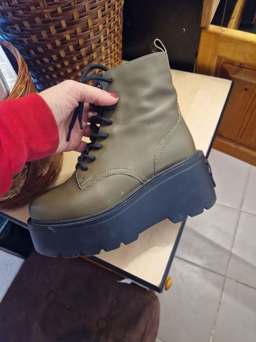 Боти pinko. Арми грийн