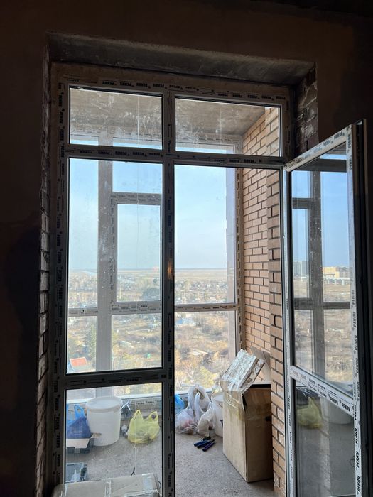 Продам 1,45*2.9 окно с дверью