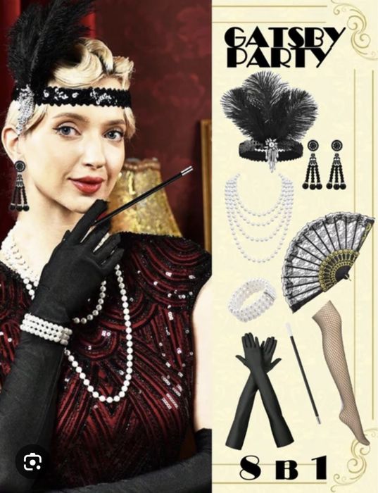 Украшения в стиле Гэтсби