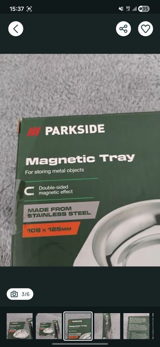 Vas magnetic+dispozitiv de ridicare cu magnet. Noi