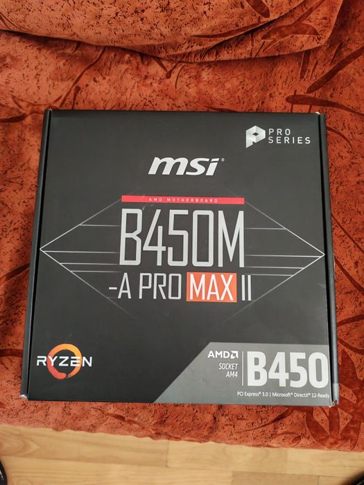 Дънна платка MSI B450 Pro Max II