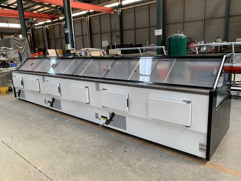 Vitrina orizontala asistata PHEA 383 cm / NOU - Profesional / STOC