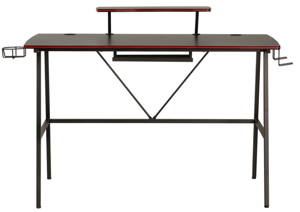 Birou de gaming cu suport de monitor