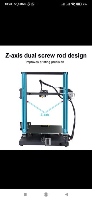 3д принтер, новый работоспособность проверено с большим площадам