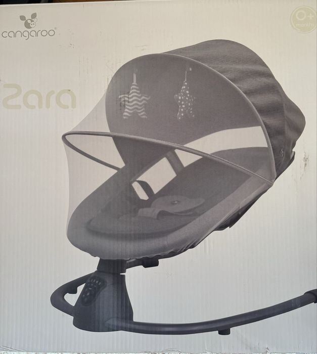 Електрическа люлка-шезлонг Cangaroo Zara, черна