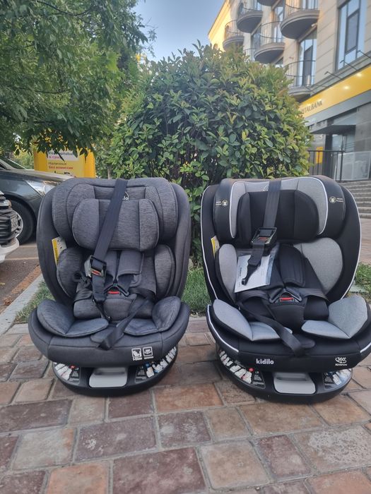 Комфортное детское автокресло isofix 0+ 36 кг крутится на 360 градусов