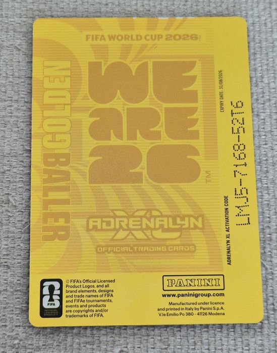 Panini FIFA World Cup 2026 - Adrenalyn XL